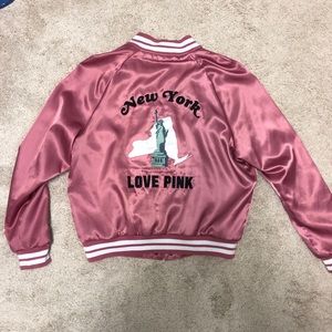 RARE NEW YORK PINK BOMBER JACKET *limited edition*